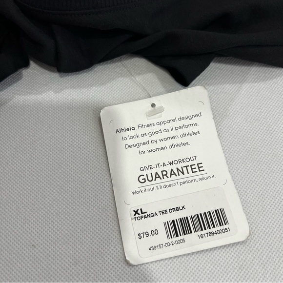 Athleta Topanga Tee Dress Size XL Bottom Side Ruching - Picture 2 of 10